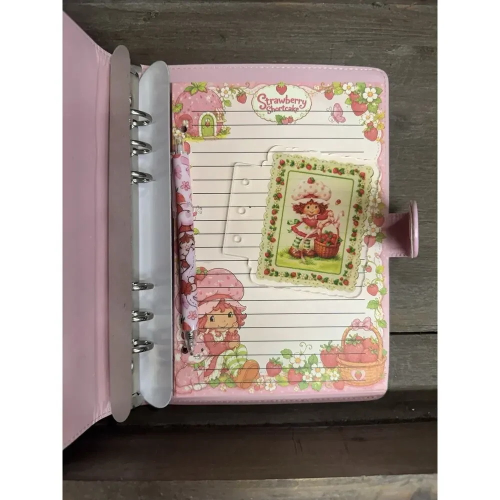 Strawberry Shortcake A5 Binder w/ Printed Stationery paper